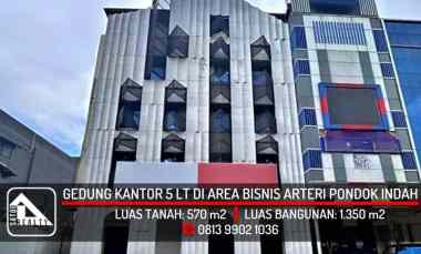 Gedung 5 Lantai di Area Bisnis Arteri Pondok Indah, Kebayoran Lama