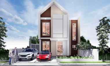 Rumah Baru Mewah di Bintara 2 Lantai, SHM, Bangunan Fresh Elegan