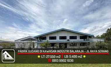 Pabrik Gudang di Jalan Raya Serang, Cikande, Serang, Banten