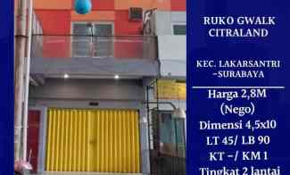 Komersial Dijual di Citraland Gwalk Surabaya