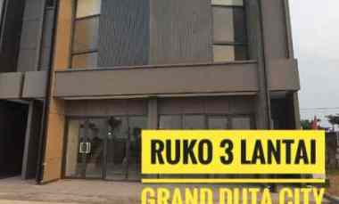 dijual ruko gudang kantor grand duta city bekasi