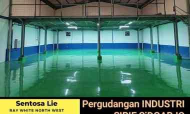 Dijual 630 m2 Gudang Industri Sirie Sidoarjo Jatim - Lantai Epoxy