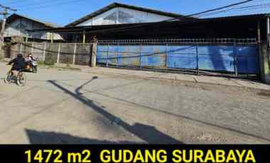 Dijual 1472 M Gudang Margomulyo Indah Surabaya Akses Kontainer 40 FEET