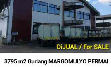 Dijual 3795 m2 Gudang Margomulyo Permai Surabaya- Akses Truk Kontainer