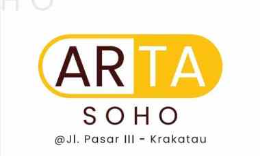 dijual ruko gudang kantor jalan pasar 3 krakatau