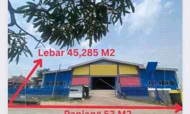 Dijual Tanah dan Bangunan di Jalan Raya Interchange Karawang Barat