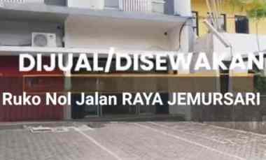 Dijual Ruko Raya Jemursari - Raya Prapen Tenggilis Mejoyo Parkir Luas