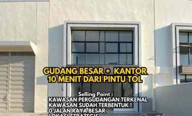 dijual ruko gudang kantor jalan raya lingkar timur