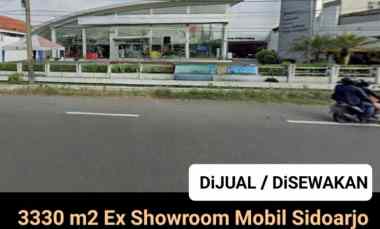 Dijual / Disewakan Gedung Raya Taman Sidoarjo Ex Showroom Mobil