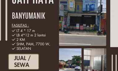 Ruko 2 Lantai Siap Pakai Bisa Jual / Sewa Jati Raya Banyumanik