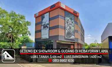 Gedung Kantor 3 LT dan Workshop di Kebayoran Lama