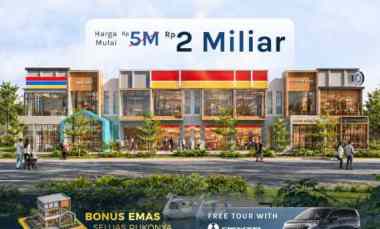 Dijual Ruko District Lokasi Strategis Dipinggir Jalan Besar
