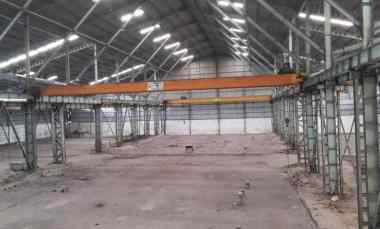 Gudang Komplek Margomulyo Indah Eks Gudang Baja Include Crane