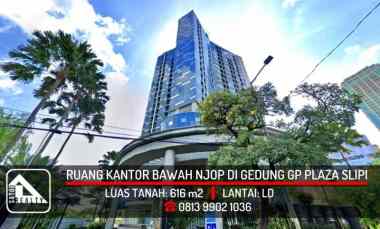 Kantor Bawah NJOP Full Furnished GP Plaza Slipi, jl. Palmerah Utara