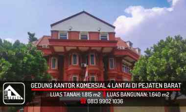 Gedung Kantor 4 Lantai Komersial di Pejaten Barat, Pasar Minggu