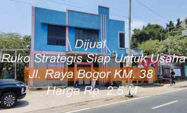 dijual ruko gudang kantor jl raya bogor