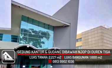 Gedung Kantor 3 Lantai dan Gudang di Duren Tiga Pancoran