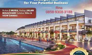 Soho Riverside Boulevard View Danau Strategic Location at Pik2