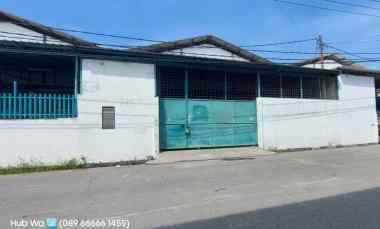 Dijual Gudang 600m Kawasan Jalan Raya Perancis Strategis dekat Bandara