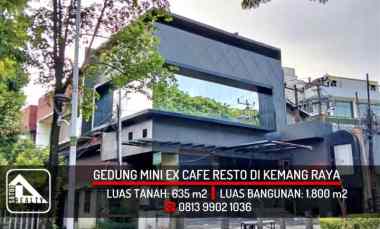 Gedung Mini Komersial Ex Cafe Resto jl. Kemang Raya, Jakarta Selatan