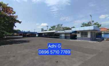 Dijual Tanah Luas Bonus Bangunan Pabrik Terawat di Karawang