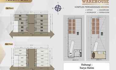 Dijual Gudang Komplek Pergudangan Kualanamu MD Warehouse, Medan