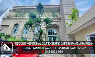 Gedung Komersial Ex Butik Cafe di Panglima Polim, Kebayoran Baru