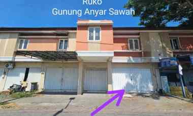 dijual ruko gudang kantor raya gunung anyar sawah