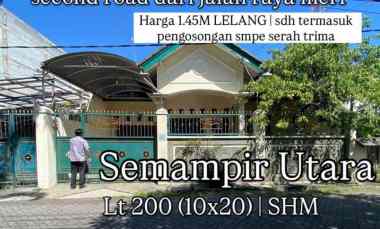 Rumah Lelang Semampir Utara Shm Raya Merr Kantor Gudang