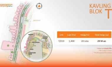 Kavling Komersial Summarecon Serpong Jalan Boulevard, Tangerang