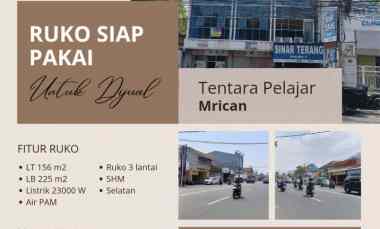 Ruko Strategis Tengah Kota Tentara Pelajar Mrican Semarang