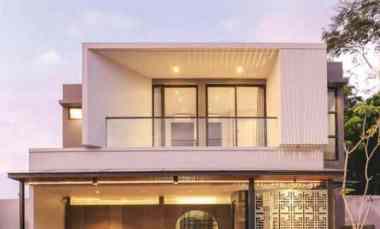 Rumah Mewah Desain Oriental Kontemporer Full Furnish- Kawasan Elit