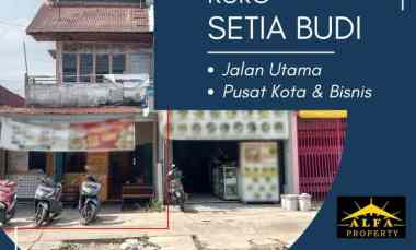 dijual ruko jalan setia budi kota pontianak