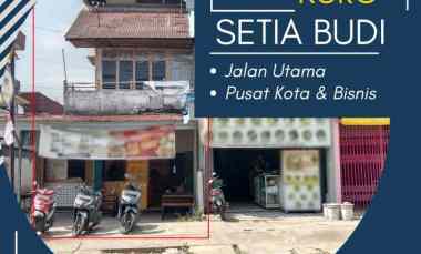 dijual ruko jalan setia budi kota pontianak