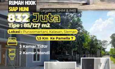 dijual rumah 1 km ke pamela 7