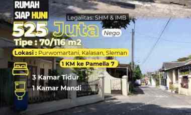 dijual rumah 1 km ke pamella 7