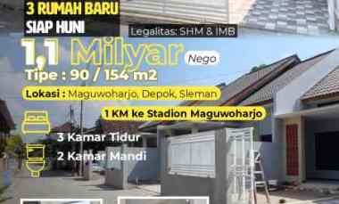 dijual rumah 1 km ke stadion maguwoharjo