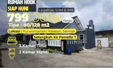 dijual rumah 1 km pamella 7