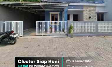 Rumah Cluster Baru di jl. Magelang km 10, Sleman. 1 km Pemda Sleman