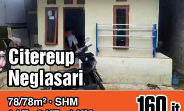 dijual rumah 1 lantai murah di citeurep negalasari