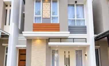 dijual rumah 2 lantai full furnish pamulang shm