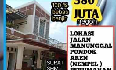 Rumah Dijual di jalan manunggal pondok aren