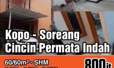 Dijual Rumah 2 Lantai Nyaman di Cincin Permata Indah