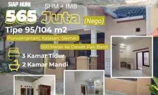 dijual rumah 500 meter ke jl raya