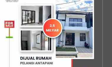 Jual Rumah 2 Lantai Lokasi Strategis di Komplek Pelangi Antapani