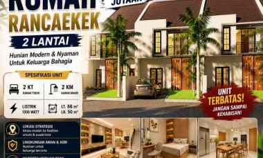 Rumah Cluster Strategis Rancaekek Siap Huni, Bayar Mudah