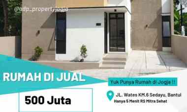 Rumah Siap Huni Minimalis di Argomulyo jl Wates km 6 Sedayu Bantul