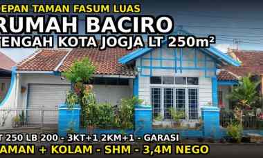 Dijual Rumah Baciro - Tengah Kota Jogja,5 menit ke Rs Bethesdat