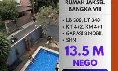 Rumah Jakarta Selatan Jaksel Bangka Mampang Prapatan 3 Lantai Cakep