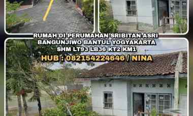 dijual rumah bangunjiwo kasihan bantul diy